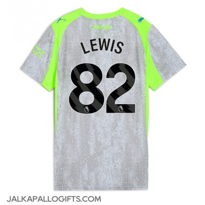 Manchester City Rico Lewis #82 Kolmaspaita Naiset 2025-26 Lyhythihainen Manchester City Rico Lewis #82 Kolmaspaita Naiset 2025-26 Lyhythihainen